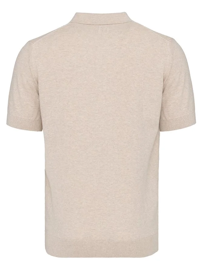 FELIX HARDY Beige-Bordeaux Men's 100% Cotton Polo Shirt Short Sleeve Pack of 2 for Men | Best Price UAE