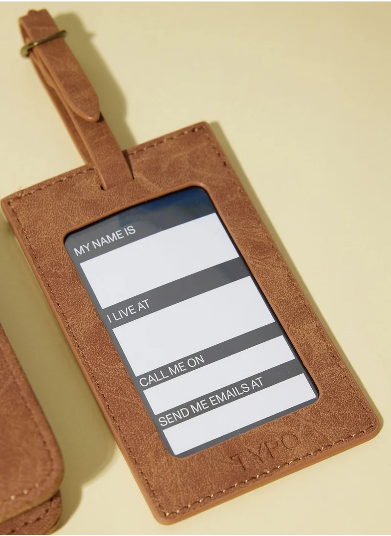 Typo Heritage Passport Holder & Luggage Tag Set