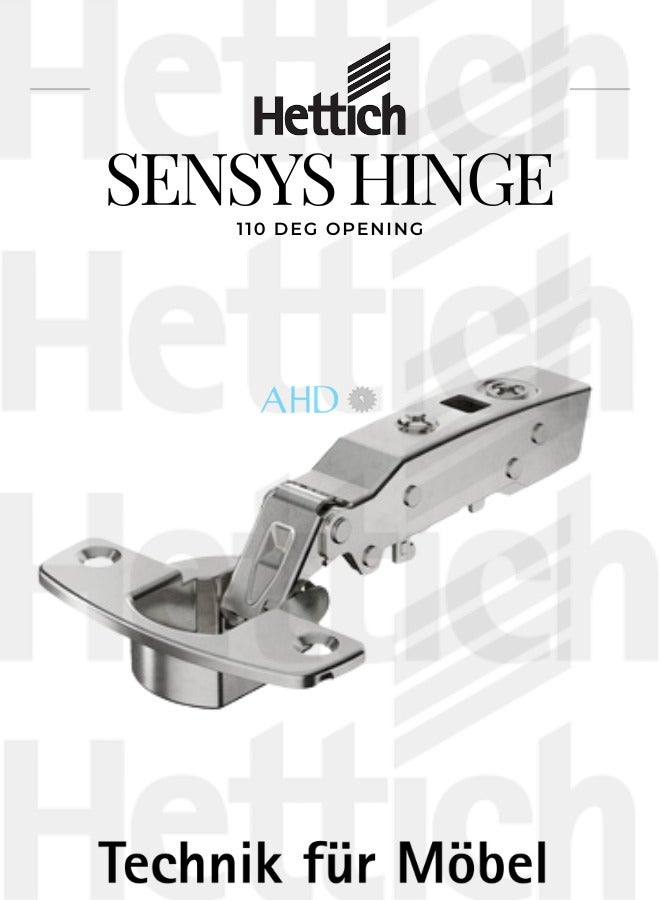HETTICH -SENSYS A(FULL OVERLAY) TYPE HINGE (SILENT SYSTEM) - Image 1