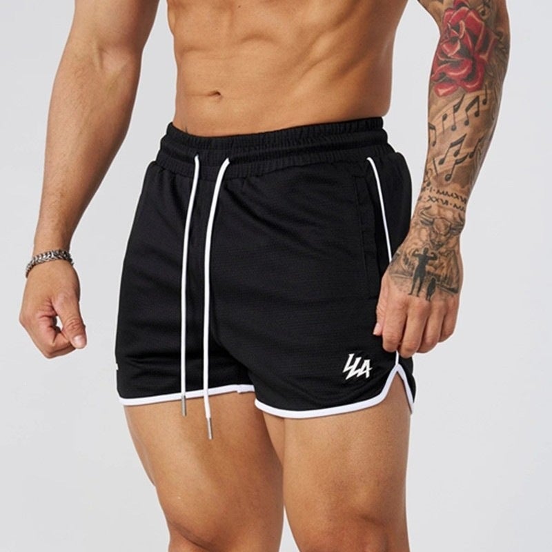 YOUNGLA Mesh Breathable Quick-Dry Sports Shorts for Men - Image 3