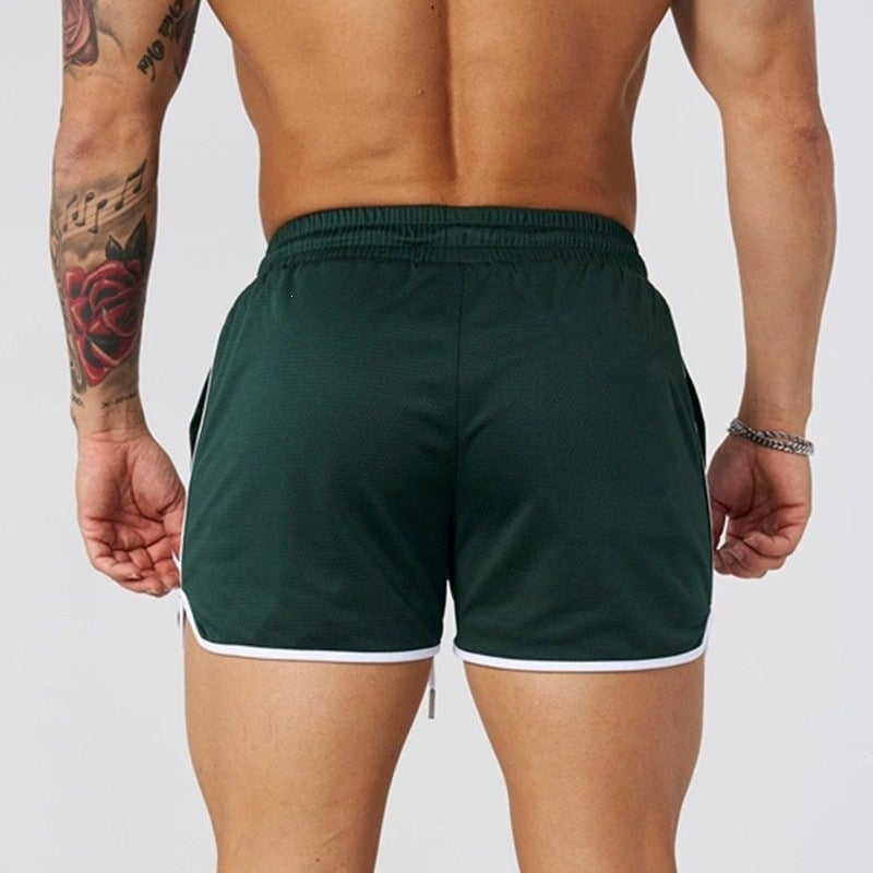 YOUNGLA Mesh Breathable Quick-Dry Sports Shorts for Men - Image 2