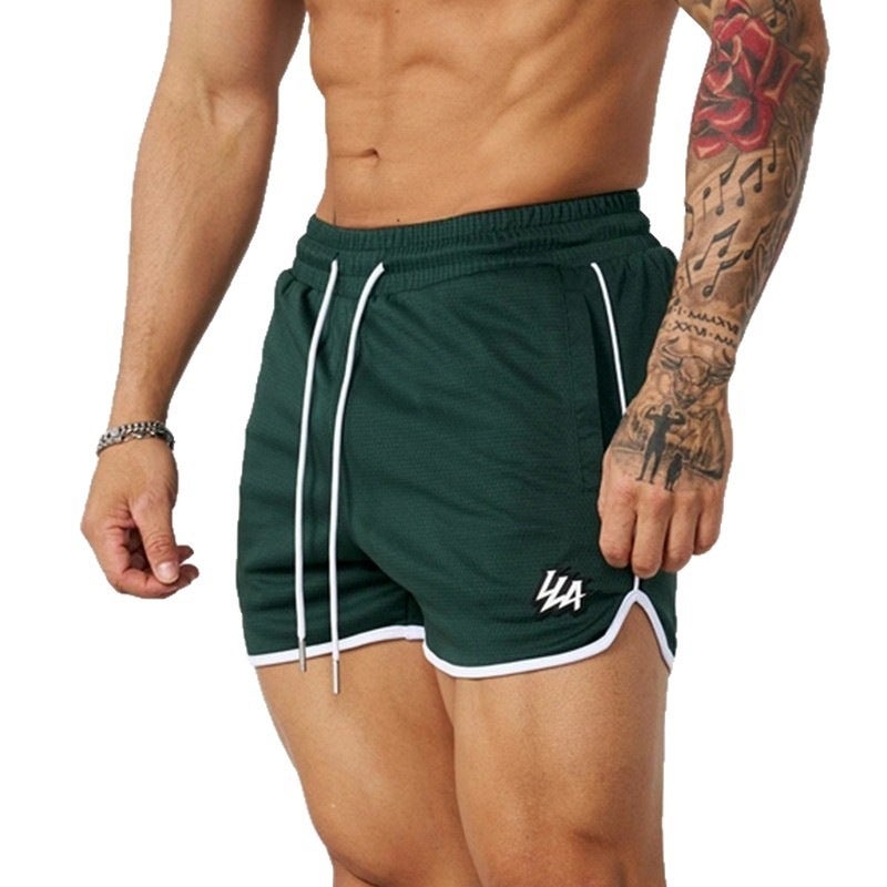 YOUNGLA Mesh Breathable Quick-Dry Sports Shorts for Men - Image 5