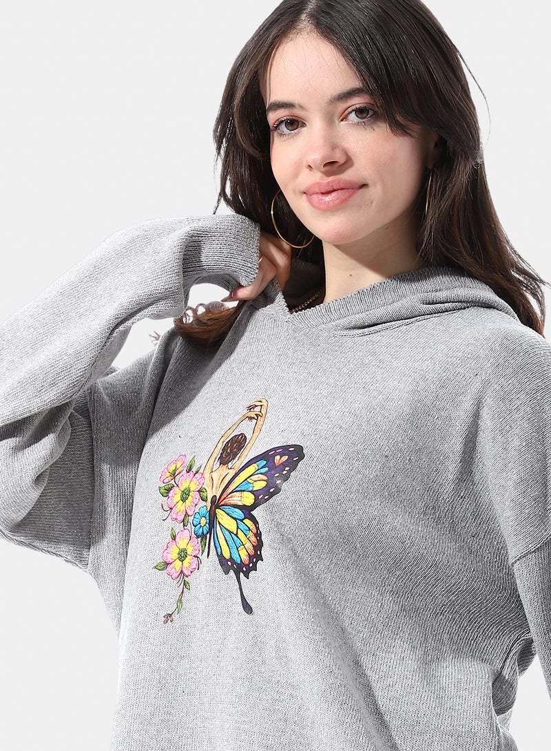 Andora High Low Slip On Hooded Pullover - Image 4