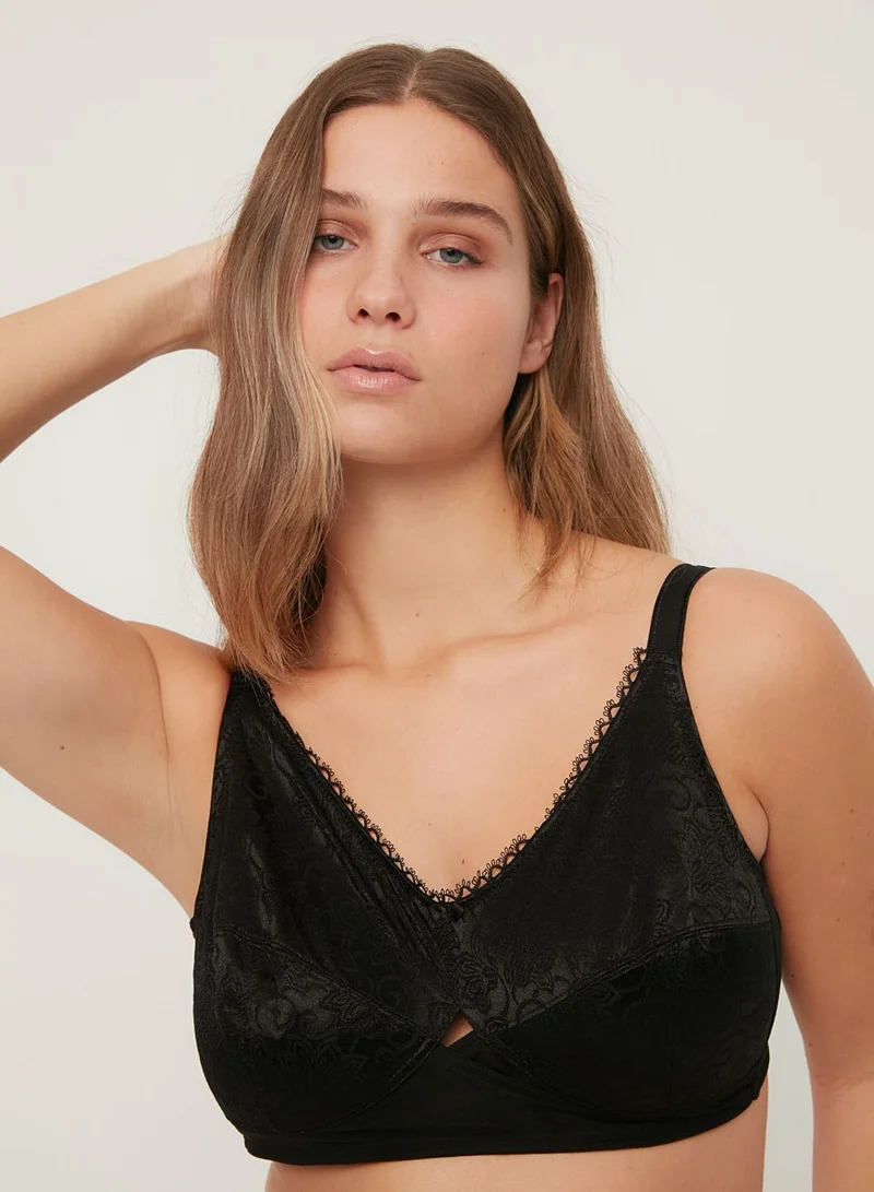 trendyol Plunge Knitted Bra