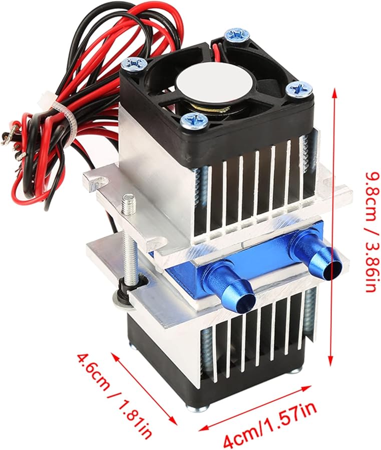 120W Peltier Cooler Mini Semiconductor Refrigeration Water Cooling Device Low Noise Rapid Cooling - Image 5