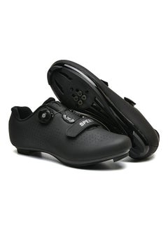 NIBEMINENT Cycling Shoes Road Bike for Men and Women Black Size 42 33.00x12.00x21.50cm  - Image 1
