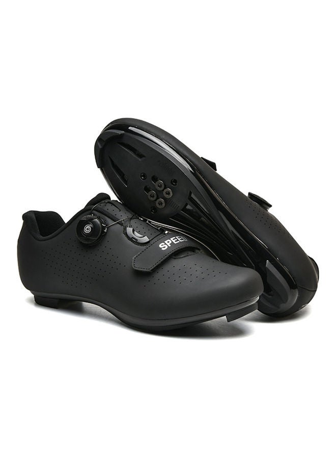 NIBEMINENT Cycling Shoes Road Bike for Men and Women Black Size 42 33.00x12.00x21.50cm - Image 1