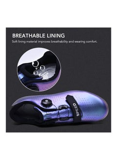 NIBEMINENT Cycling Shoes Road Bike for Men and Women Black Size 42 33.00x12.00x21.50cm  - Image 3
