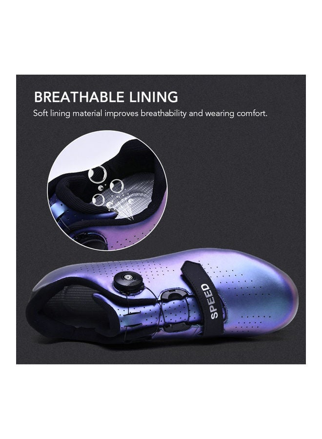 NIBEMINENT Cycling Shoes Road Bike for Men and Women Black Size 42 33.00x12.00x21.50cm - Image 3
