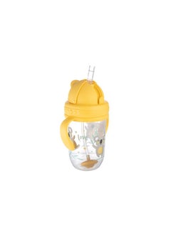 Canpol babies non-spill cup with weighted straw 270ml 6m+  - Image 1