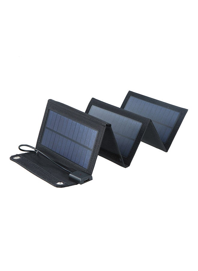 20W Solar Charger Foldable Solar Panel with USB Ports Waterproof Camping Travel Compatible for iPhone & Android Smartphones