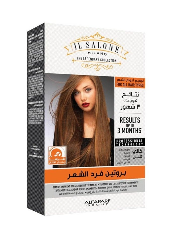 IL SALONE Protein Straightening Kit With Linseed Oil - Image 1