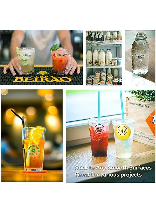 erorex A4 Clear Glossy Sticker Paper Self Adhesive Labels Vinly Sticker Brilliant Color Digital Label Waterproof For All Inkjet Printer Multi Use Full Sheet A4 Size 20 Sheets For Diy Personalized Decals. - Image 2