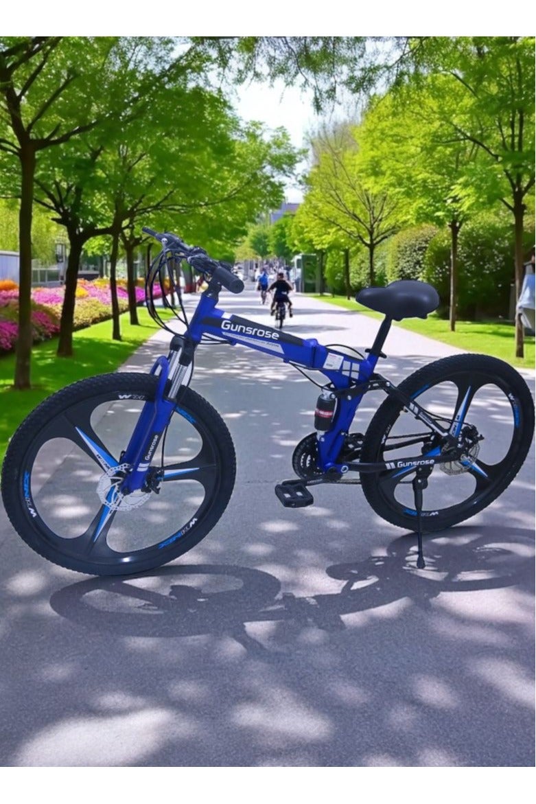 Cute ninos Folding bicycle, size 26, with magnesium wheels - blue