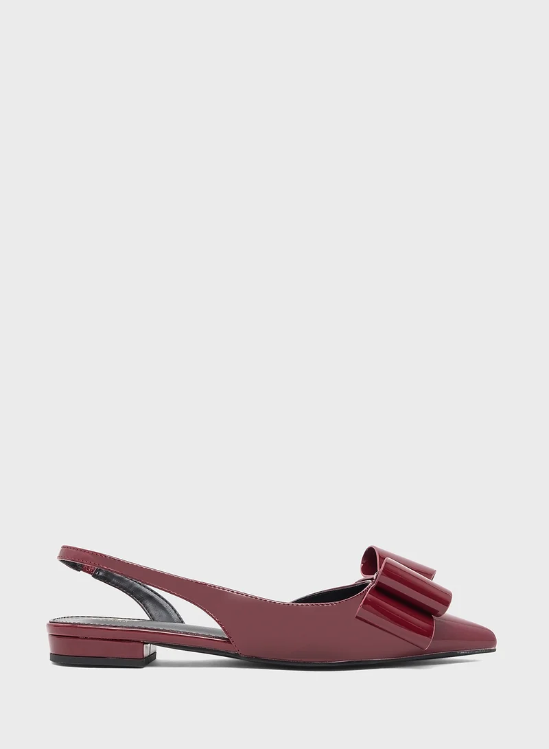ايلا Slingback Ballerina With Bow