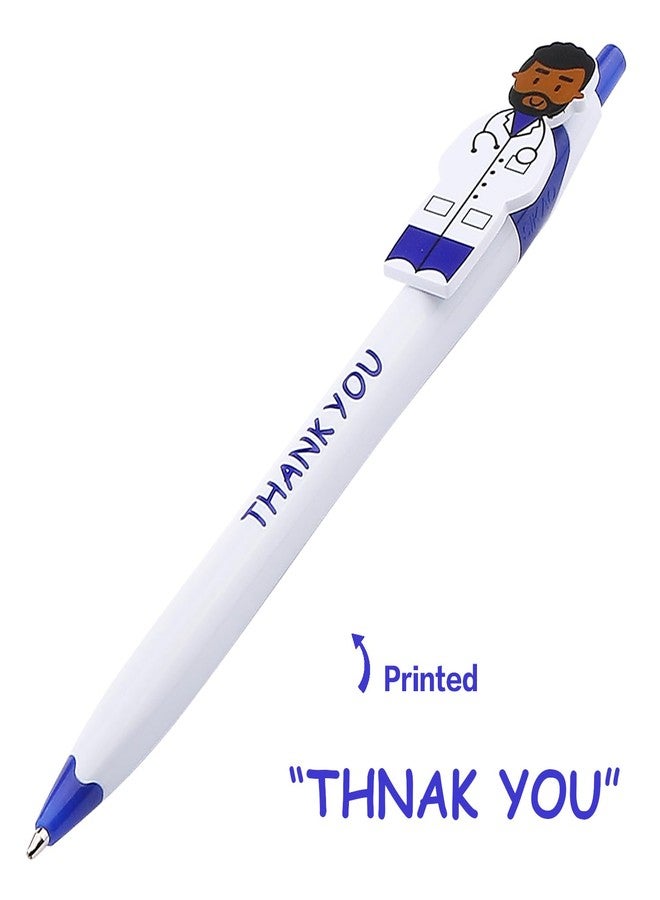 Sikao Cute Doctor Pens Thank You Caring Pens, Great Gifts idea for Doctors Medical Staff Assistants Healthcare Workers Women Coworkers Pharmacy (Reflex 36Pack) - Image 3