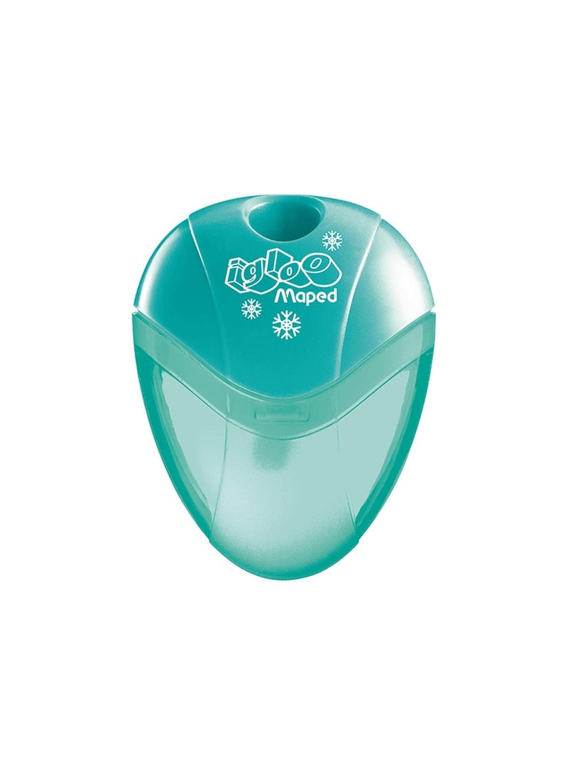 Maped 4-Piece Single Hole Pencil Sharpener Assorted Colours - Image 2