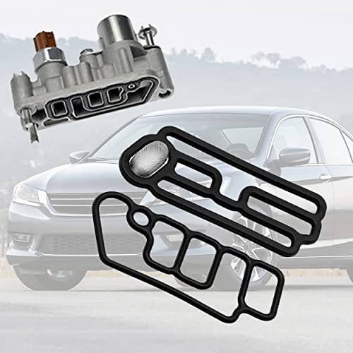 YITHSWAY Cylinder Head VVT VTEC Solenoid Spool Valve Gasket for 2002-2016 Honda CR-V Accord Civic Odyssey Pilot Accord Crosstour, 2013-2015 Acura RDX, OE 15815-R70-A01 15845-R70-A01 2PCS - Image 4
