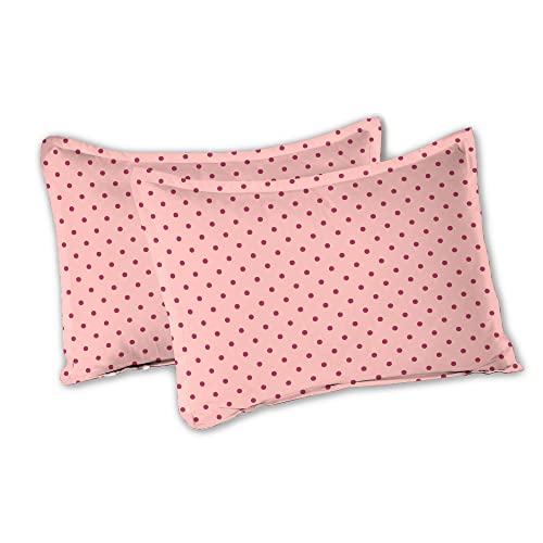 Trident Bedsheet Set - Urban Comfort Collection, 100% Cotton Bedsheet for Double Bed (1 Queen Size Bedsheet with 2 Pillow Covers) Superior Softness, 144 Thread Count - Party Mood Pink - Image 4