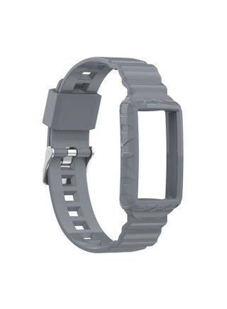 Replacement Strap For Fitbit Charge 3 SE Silicone One Body Armor Watch Band Gray - pzsku/Z0D9D4767CE328A651DECZ/45/_/1714870488/a14a5934-ea9b-439d-b242-576565c35ad1