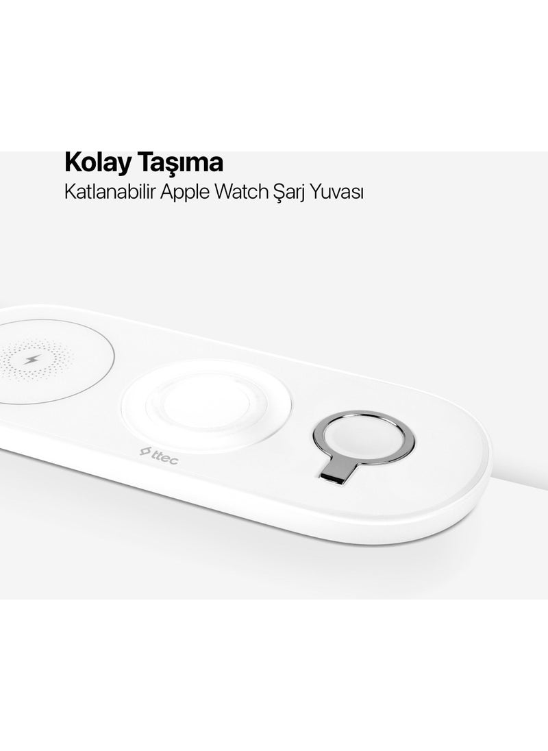 TTec - Smartcharger Air+ Iphone+Apple Watch+Airpods Wireless Fast Charger and Pd 20W Travel Charger - 2KS21 - Image 1