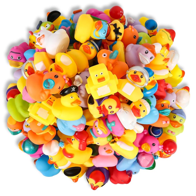 Audaisyly Rubber Ducks Bath Toy for Kids Assortment Duckies for Jeep Ducking Pool Floater Ducky Bathtub Beach Toys Party Favors Birthday - Image 3