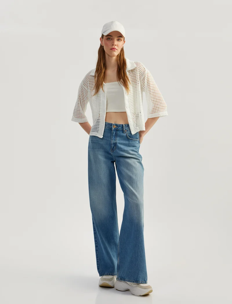 كوتون Mesh T-Shirt