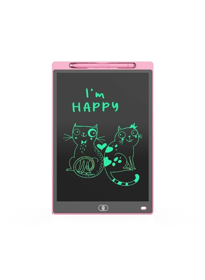 لوحة كتابة LCD مقاس 8.5 بوصة للأطفال، لوحة رسم قابلة لإعادة الاستخدام مع مسح بلمسة واحدة، لوحة كتابة ملونة، هدية تعليمية للأولاد والبنات - Image 1