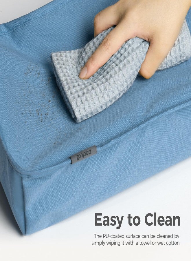 pack all Stylish Shoe Bag for Travel, Water-Resistant Shoe Pouch for Gym, Smell-Proof Soccer Cleats Bag for Sport (Dark Blue) - Image 5