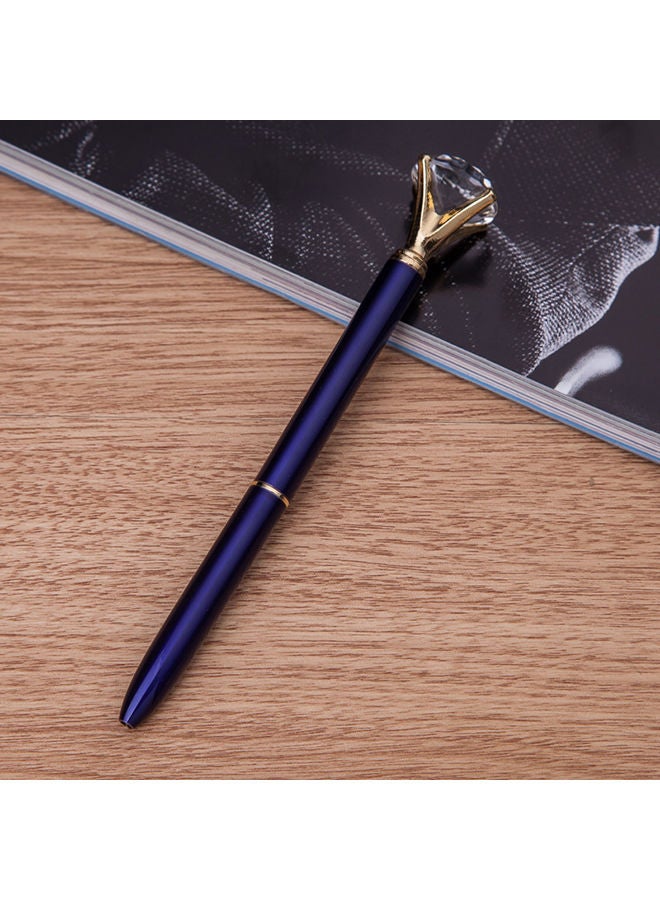 NIBEMINENT 3-Piece Crystal Large Diamond Ballpoint Pen Set Multicolour