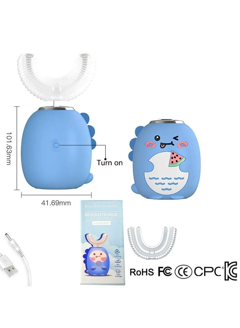 Ultrasonic Toothbrush For Children In U Shape - Image 3