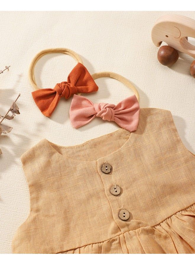 jollybows 20Pcs 3.2" Baby Girls Line Headbands Hair Bows Stretchy Nylon Hairbands For Newborn Infant Toddler Hair Accessories - Image 4