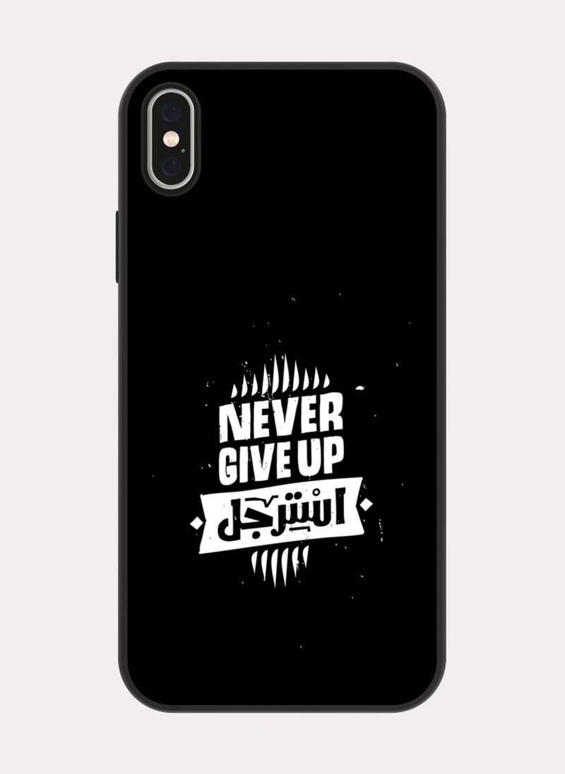 PXLAAT iPhone XS MAX case cover Never Give Up - Image 1