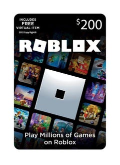 ROBLOX Roblox 200$ USA - (Delivery via SMS/WhatsApp) 