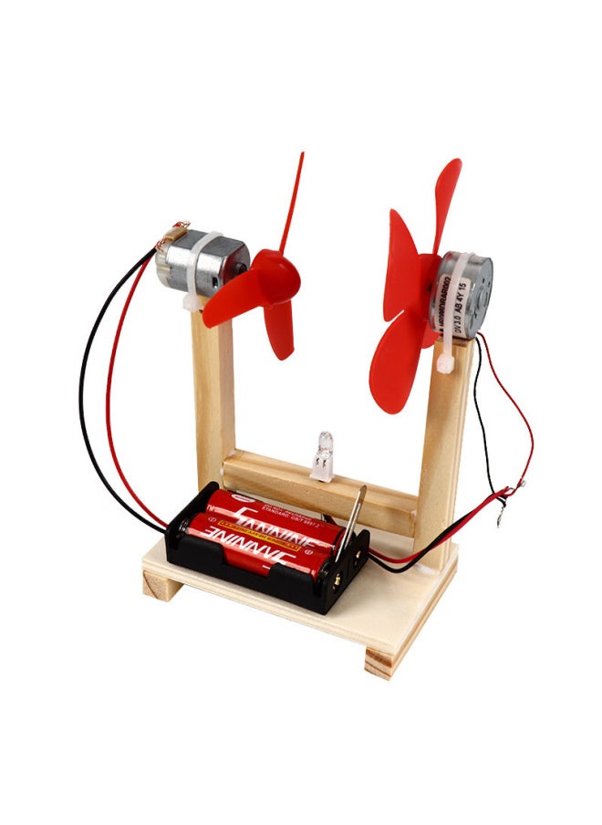 Generic - Children's First Prize Toy Wind Turbine Science Experiment Package Primary School Students' Science And Technology Small Production Diy-Specifications:Generator Type B - Image 1