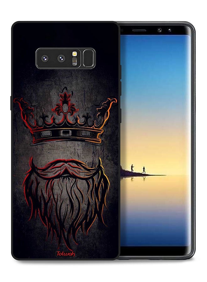 Tolwak Samsung Galaxy Note 8 Protective Case Cover King Artwork - Image 1