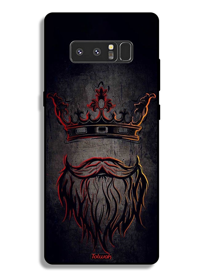 Tolwak Samsung Galaxy Note 8 Protective Case Cover King Artwork - Image 2