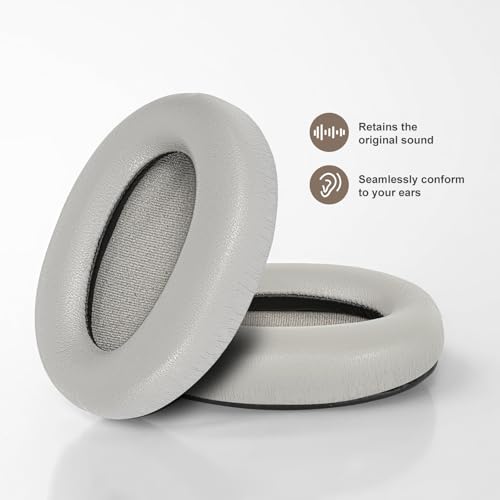 Aurivor Ear Pads for Sony WH-1000XM3 Headphones, Replacement XM3 Earpads Cushions with Soft Protein Leather, Noise Isolation Memory Foam, Reinforced Sealing - Image 5