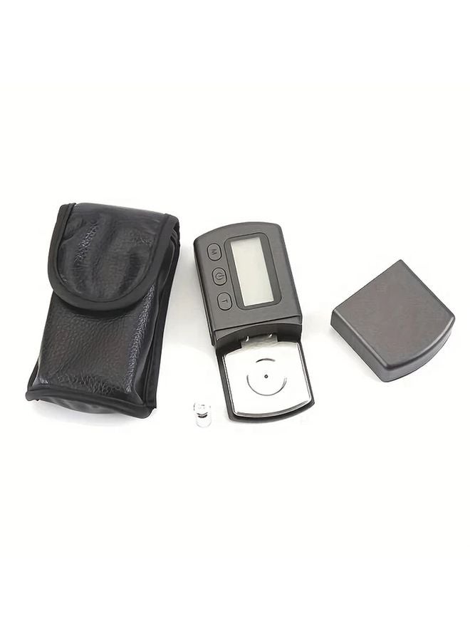 Black Digital Scale 5g 0 01g Precision with Tare Function Large LCD Display Portable - Image 1