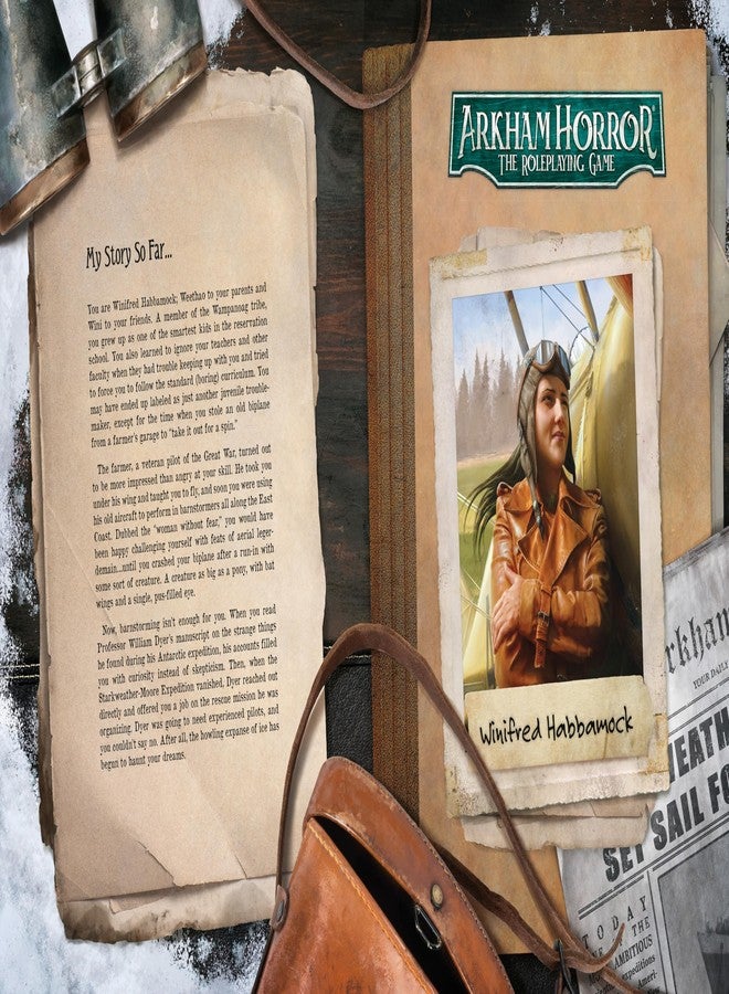 Asmodee Arkham Horror The Roleplaying Game Terra Antarctica Adventure Book, Immersive RPG for Kids & Adults, Ages 14+, 2-6 Players, 1+ Hour Playtime - Image 3