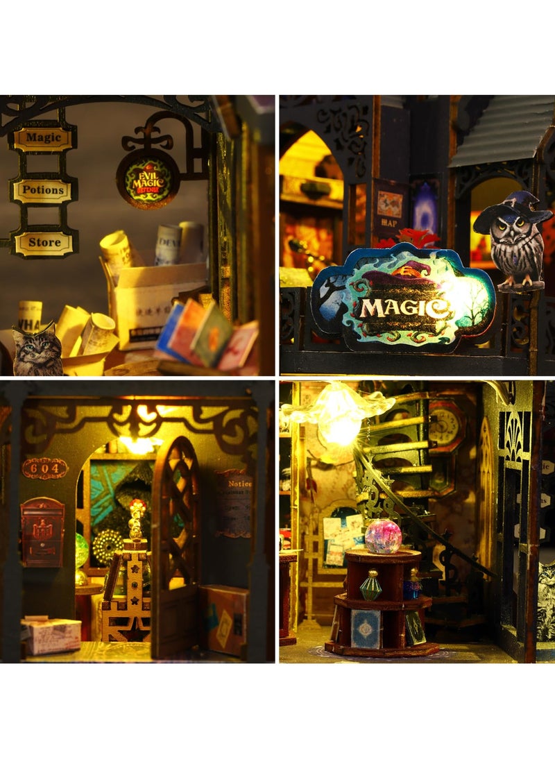 DIY Mini Magic Castle for Adults and Teens, Dollhouse Kits, Cottage Models, Kids Craft Sets, Holiday Gifts  - Image 5