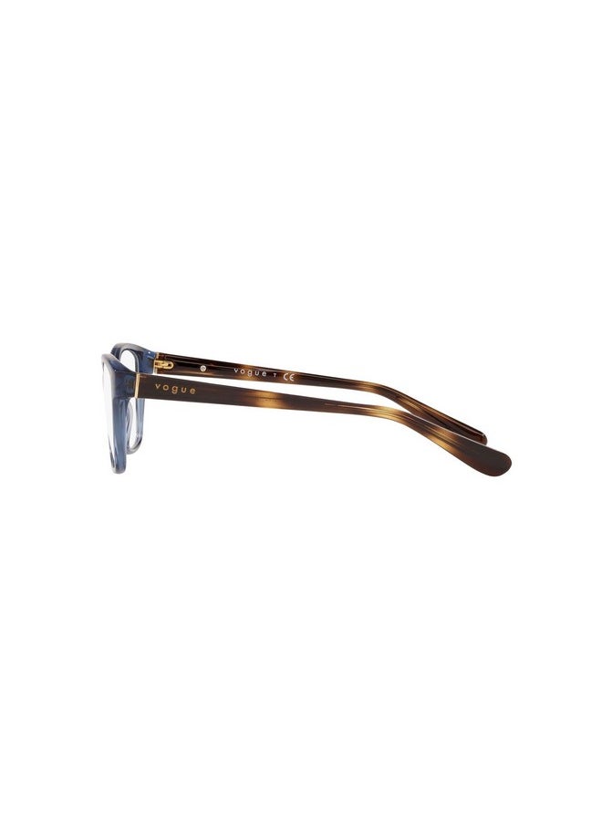 Vogue Eyewear Women'S Vo2998 Cat Eye Prescription Eyewear Frames, Transparent Blue/Demo Lens, 54 Mm  - Image 4