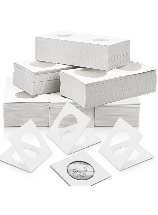 حامل عملات من الورق المقوى، 300 قطعة، حامل عملات لمستلزمات جمع العملات المعدنية - Image 3