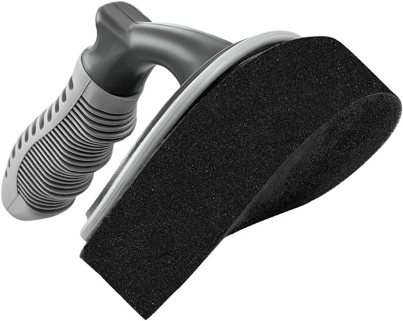 MUQIDA Car Tire Shine Applicator, Vehicle Tire Wheel Polishing Applicator Brush with Anti-Slip Handle, Tyre Detailing Tool Dressing Sponge Pad Brush for Car Truck SUV Motorcycle - Image 1
