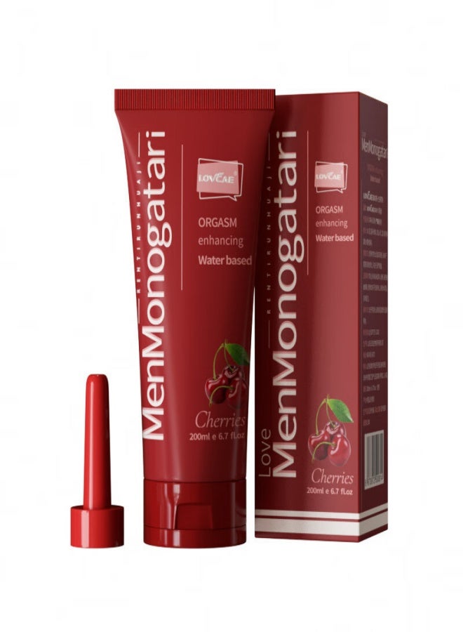Generic Edible Cherry Waterbased Lubricant - 200 ml 