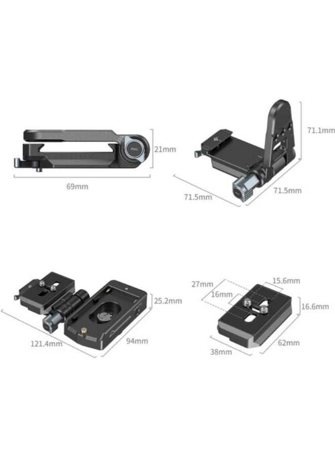 SmallRig NP-F/L-Series Battery Adapter Mount Plate Kit for Mirrorless Cameras - Image 3