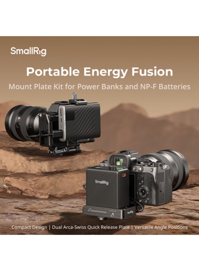 SmallRig NP-F/L-Series Battery Adapter Mount Plate Kit for Mirrorless Cameras - Image 5