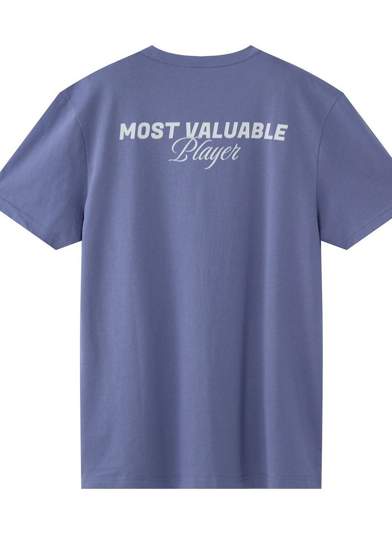 GIORDANO Men's Slim Fit Cotton Jersey Message Print Tee - Image 2