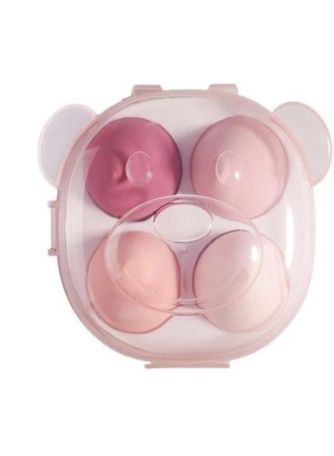 FEELHIGH إسفنجة بودرة من فيلهاي كوزمتكس، 4 قطع في علبة تخزين واحدة - Image 2