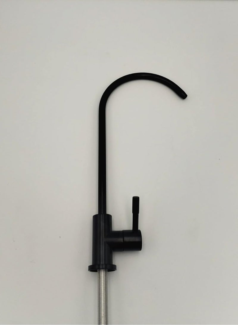 Water tap for desalination plant with a stylish dark black color for all sterilization and filtration systems  - Image 3